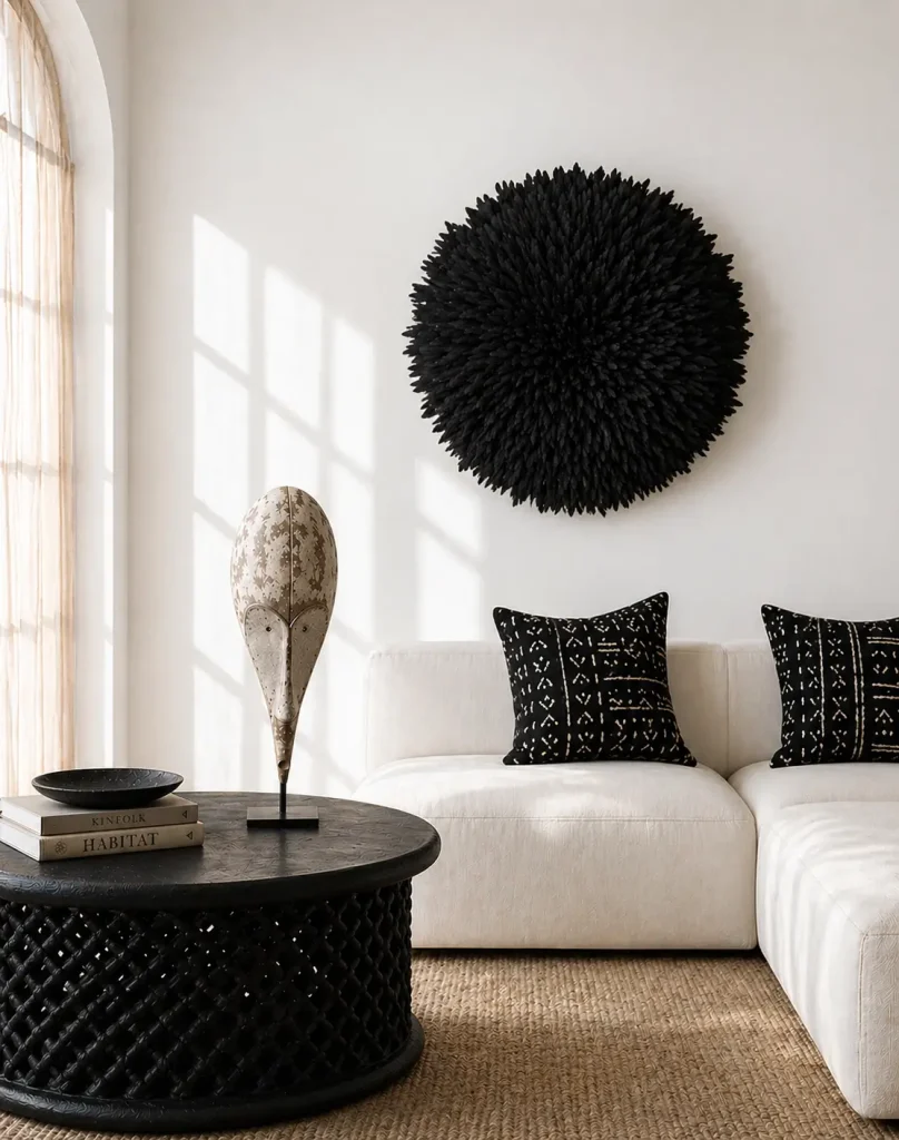 Juju Hat Noir dans une déco - LA CASE DE NOUDET