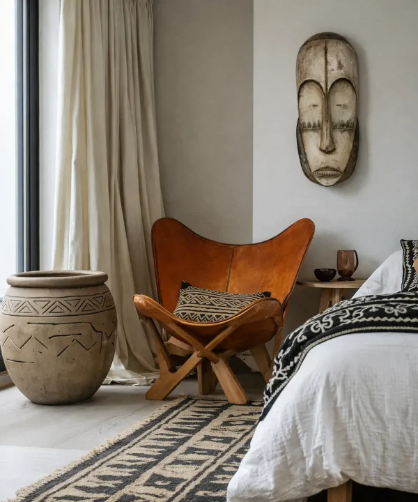 Décoration inpi avec masque Africain - LA CASE DE NOUDET
